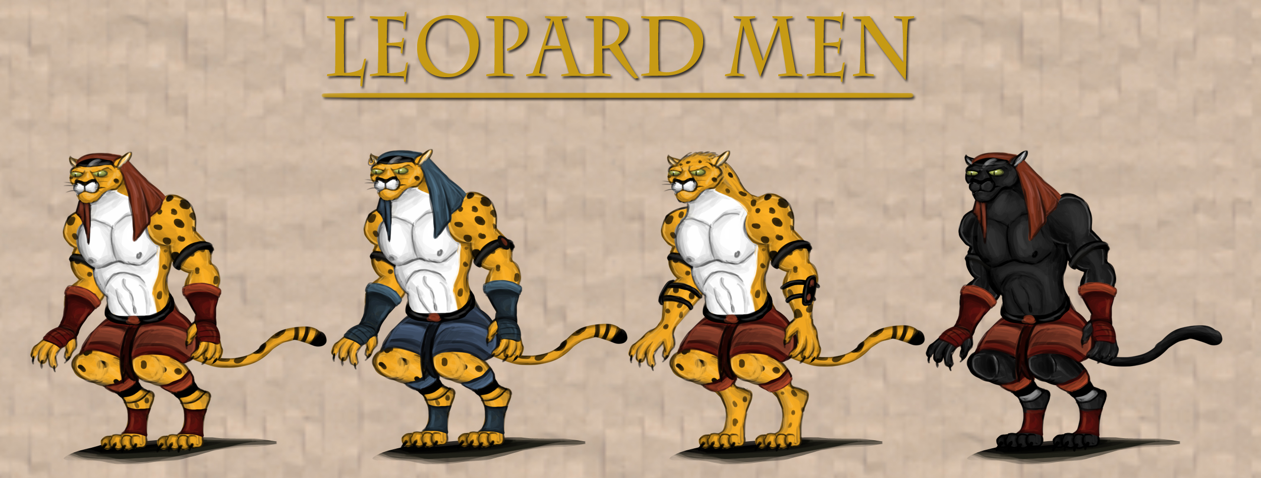 Leopard Mem Leopard Men 2 by Louisetheanimator on DeviantArt
