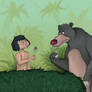 Mowgli and Baloo Eating Berries