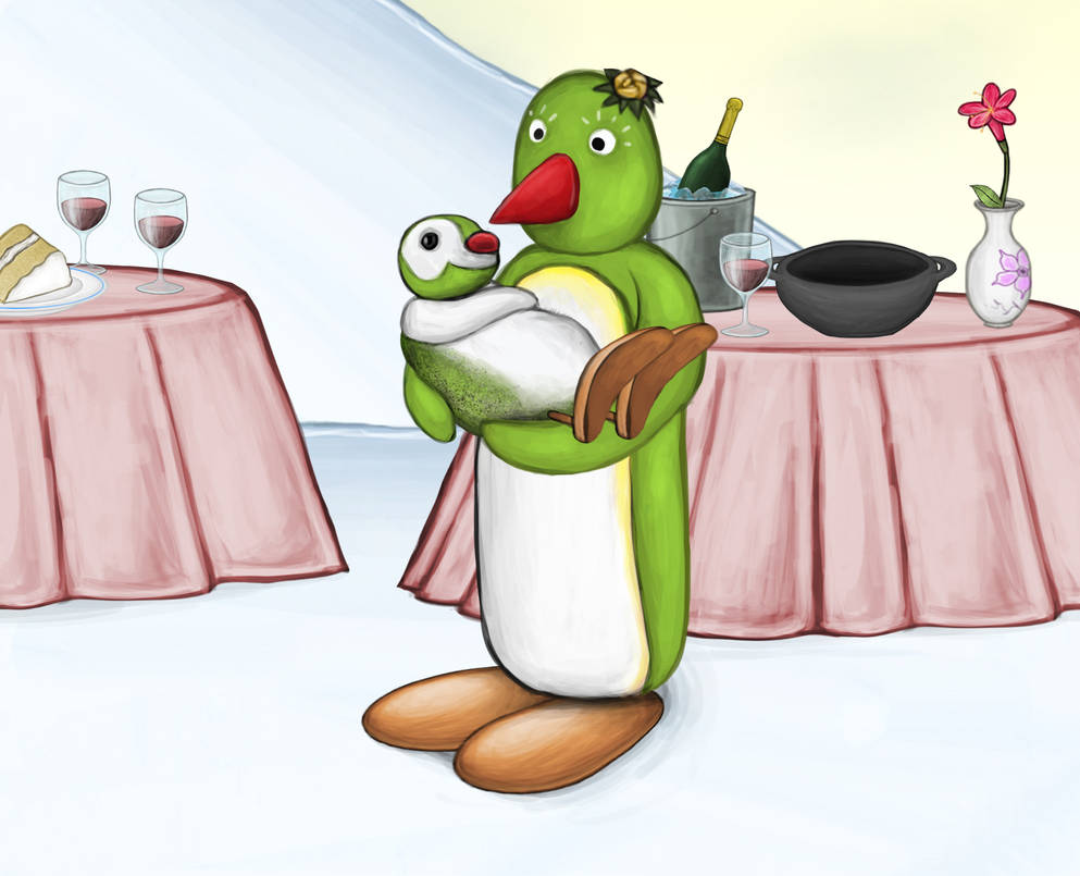 Green Mother Penguin - Pingu by Louisetheanimator on DeviantArt