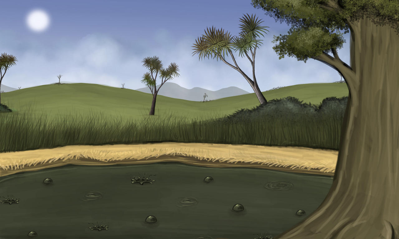 Tar Pit with Trees 2 by Louisetheanimator on DeviantArt