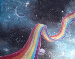 Rainbow Pathway in Space 3