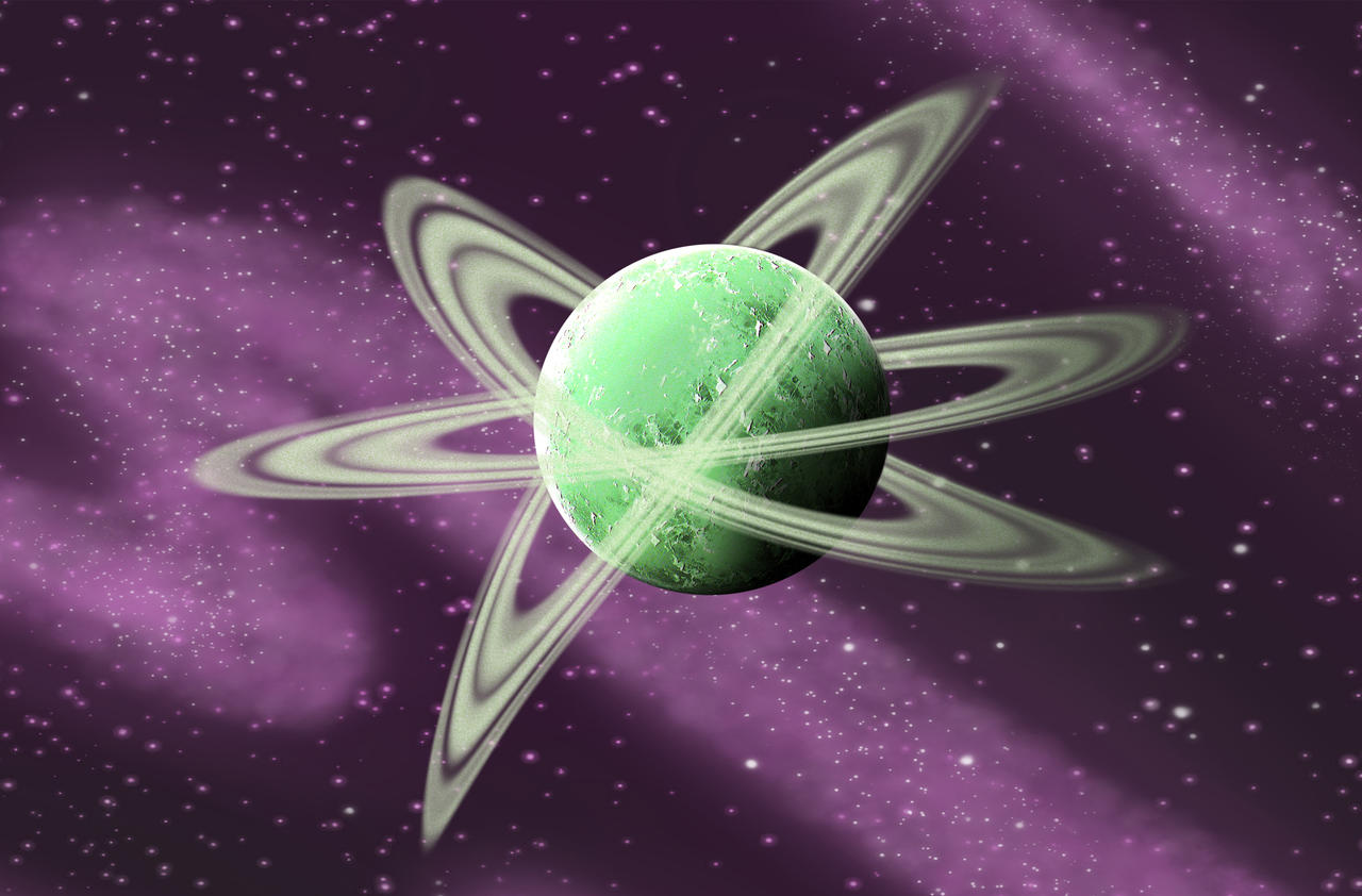 Wavy Multiple Ringed Planet by Louisetheanimator on DeviantArt