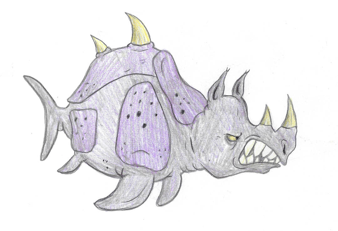 Sea Rhinoceros - Spongebob Squarepants by Louisetheanimator on DeviantArt How to get sea rhino in spongebob tower defense