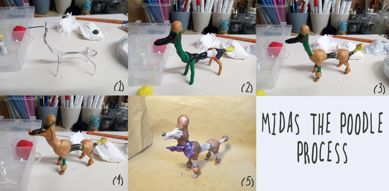 Midas Sculpture Process by Louisetheanimator on DeviantArt