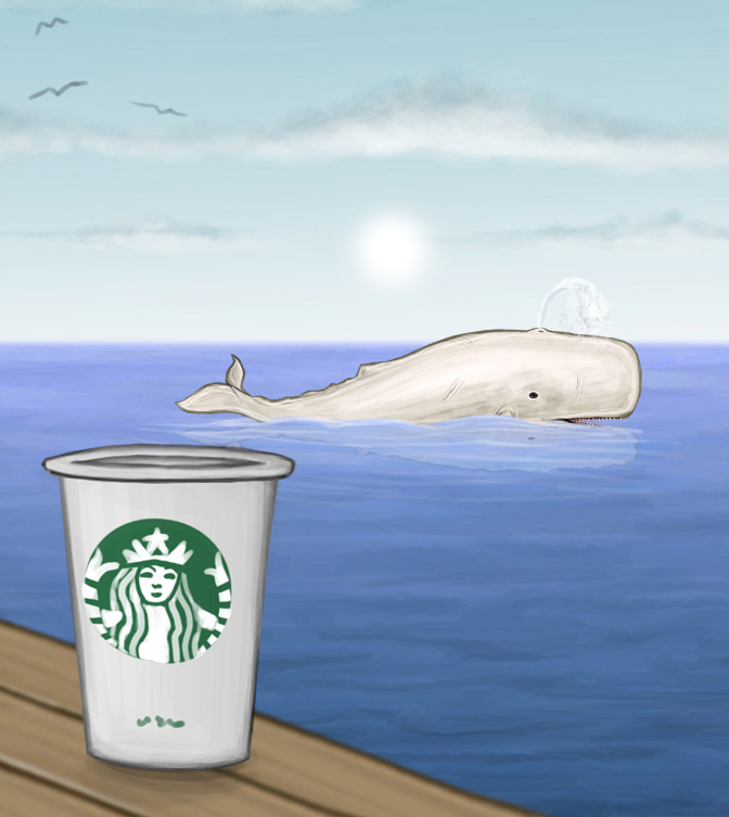 Starbucks Cup And Moby Dick By Louisetheanimator On DeviantArt starbucks-cup-and-moby-dick-by-louisetheanimator-on-deviantart