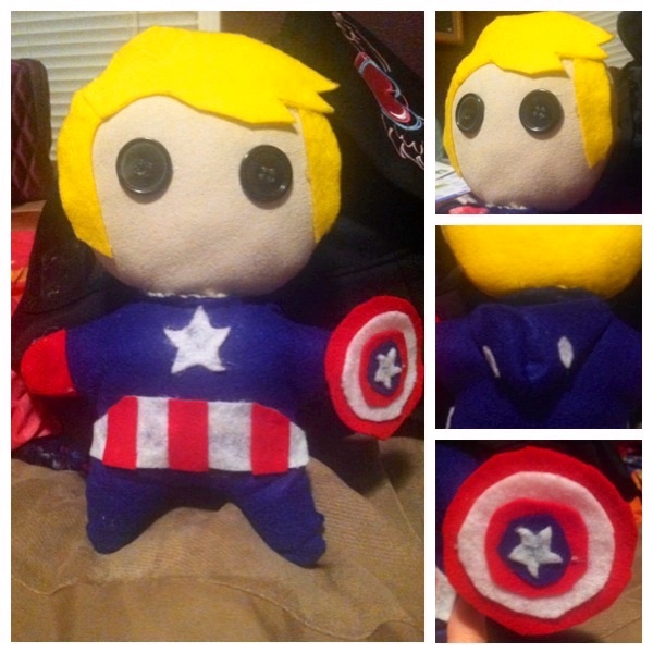 Captain America Chibi Plush