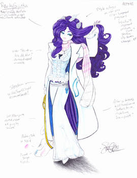 Rarity Costume Design Idea