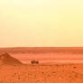Mars rover horizon