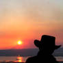 Australia - Sunset and hat