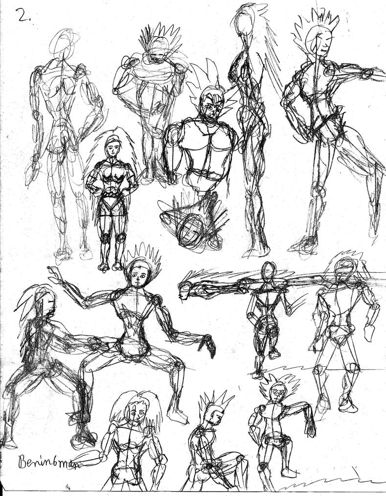 Gesture drawing practice 2 by benin6man on deviantart Gesture drawing practice 2 by Benin6man on DeviantArt
