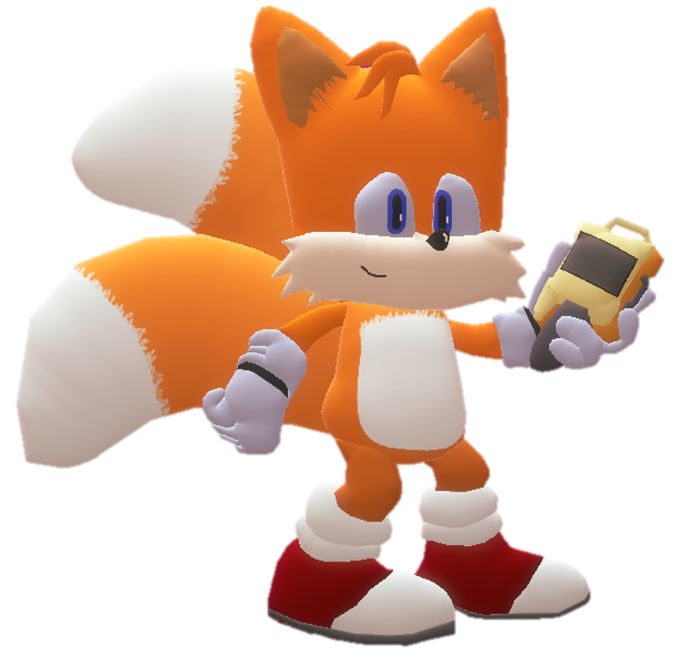 Movie tails render by MilesGamesDA on DeviantArt