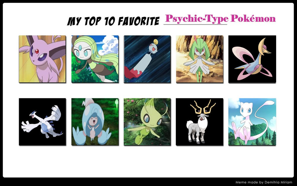 Psychic Flying Types My Favorite Psychic Type Pokemon by mariosonicfan16 on DeviantArt