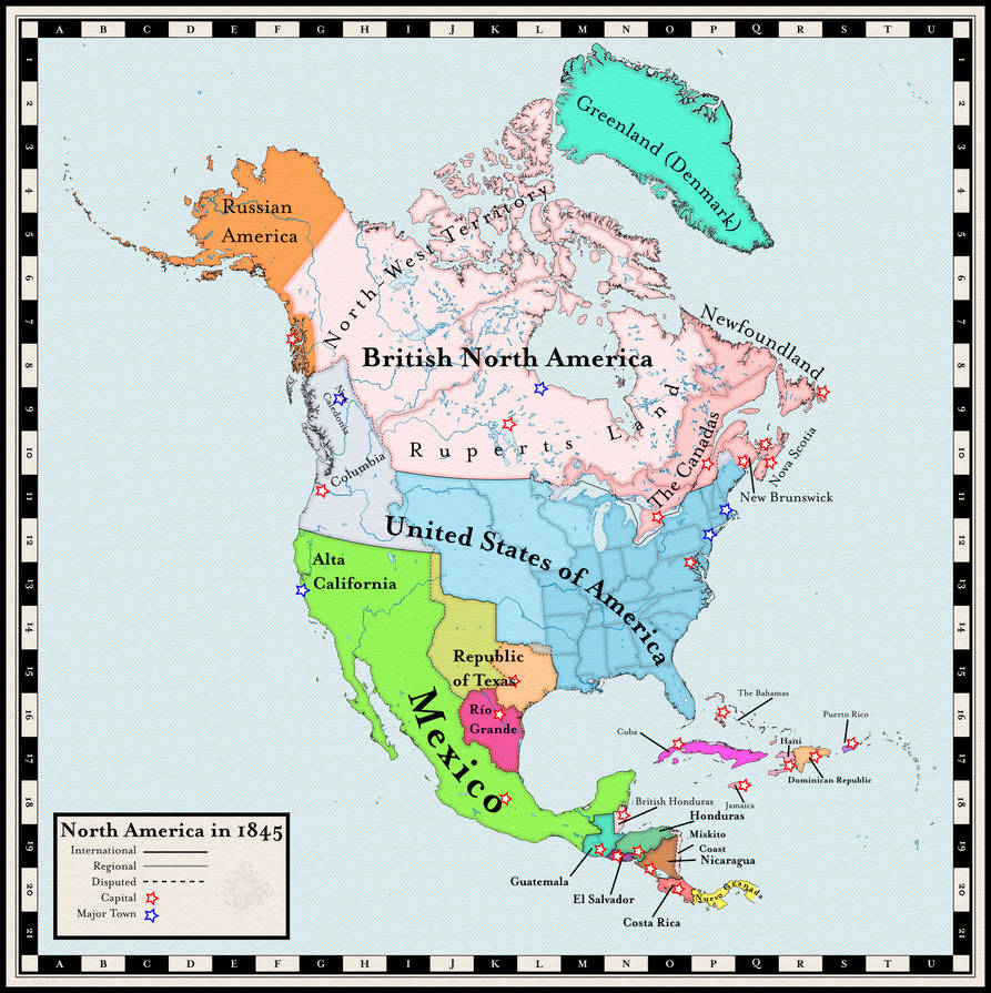Balance of Power - 1845 - North America by CoryCA on DeviantArt