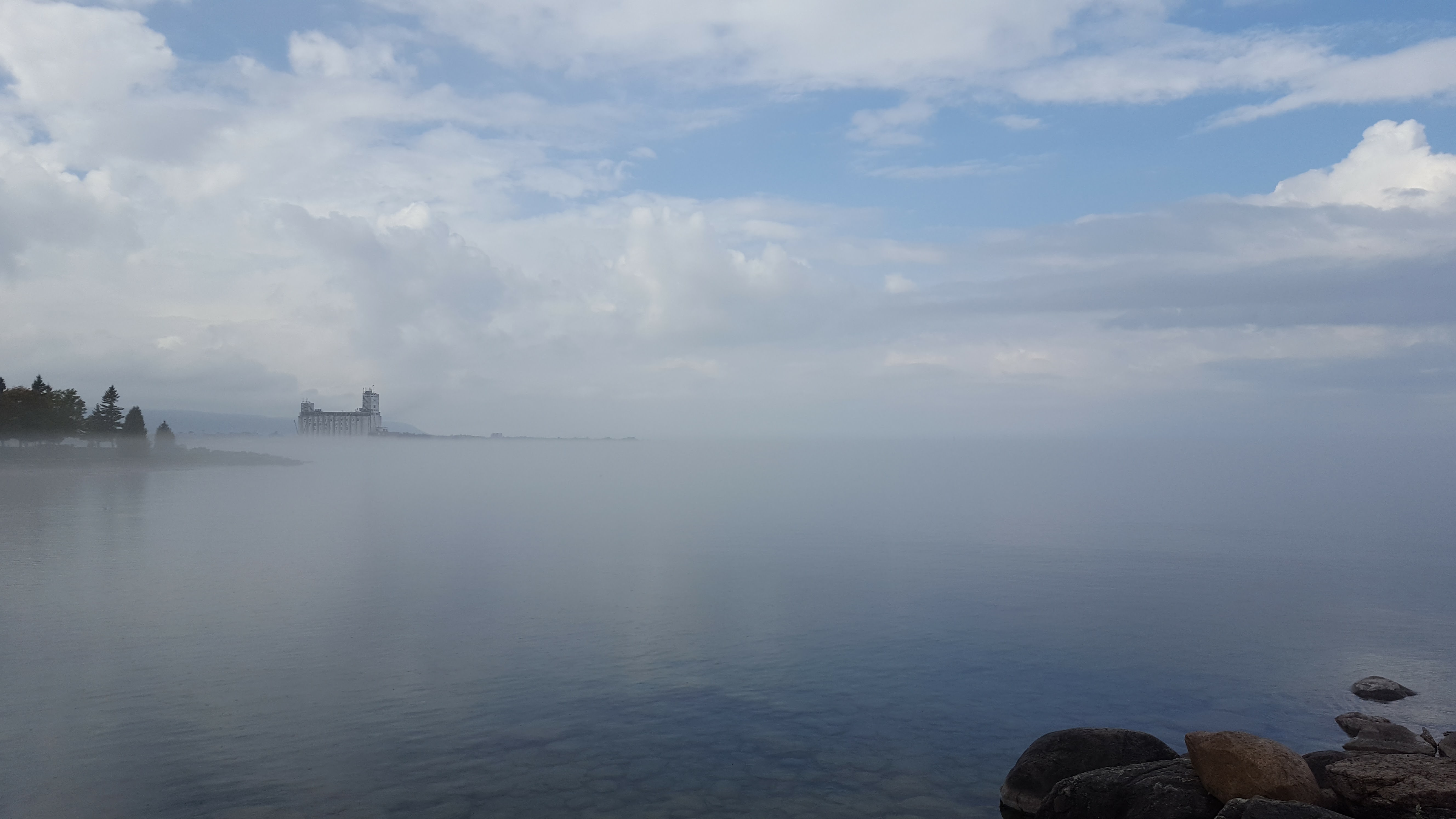 Collingwood terminal across the bay