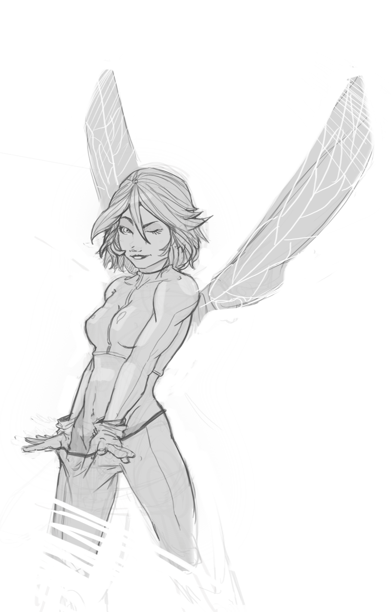 Wasp Sketch