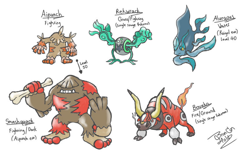 Upcoming Fakemon 2 by Marix20 on DeviantArt