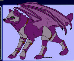 Korina DragonClaw, Dragon-Wolf Form, Full Armor
