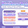 15x Banners | Dividers | Twitch | CommissionOpen