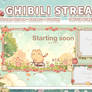 Ghibli stream set | twitch streaming set cats
