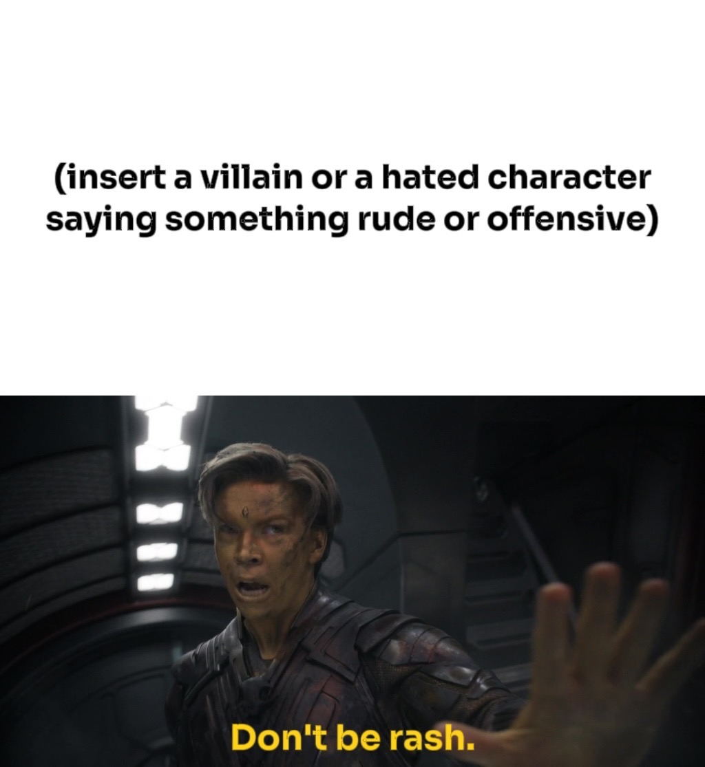 Adam Warlock tells someone to not be rash by BSBMDCF2006 on DeviantArt