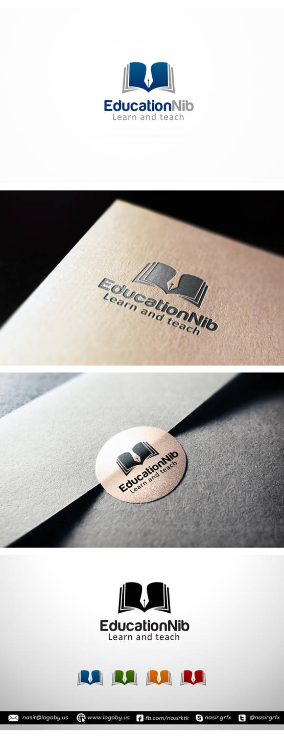 Book Writer Logo Template by nasirktk