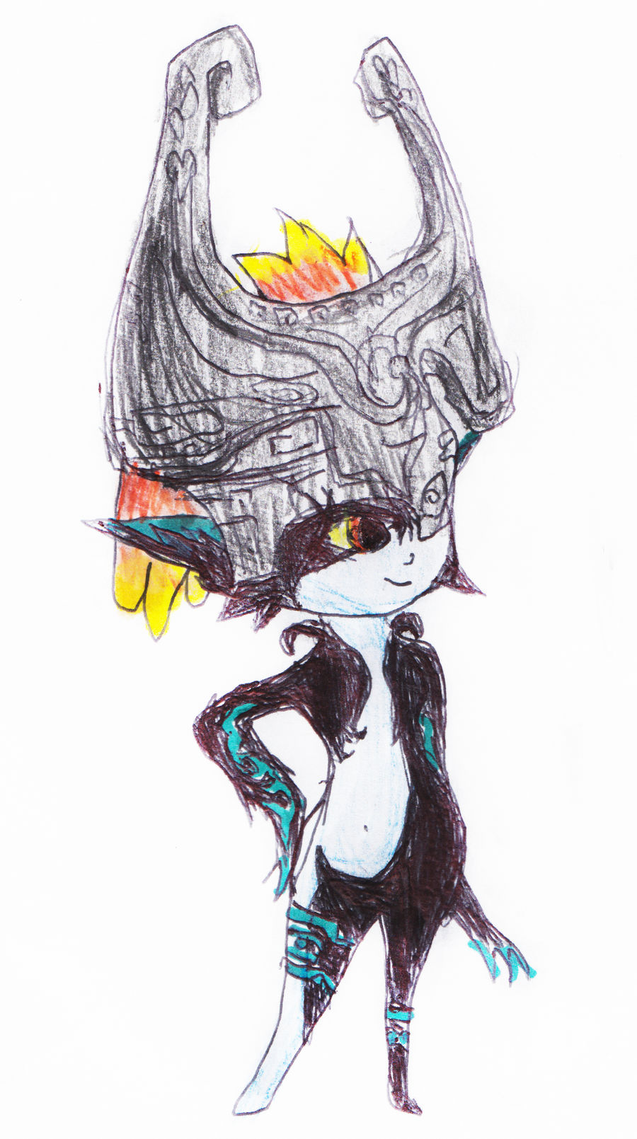 hand-on-hip Midna