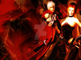 The hunters. Dante and Trish