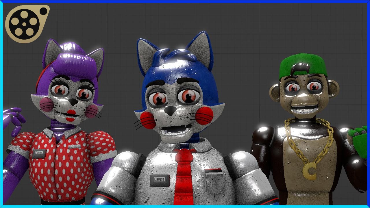 C4D-FNAFSL) FNAF SL All Animatronics by SrLolbit on DeviantArt