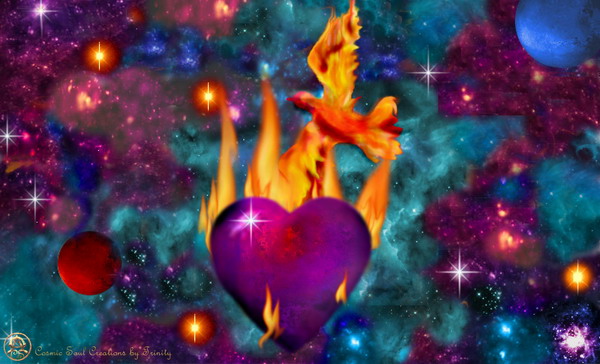 Flaming heart