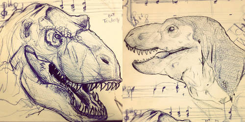 T-Rex Sketches