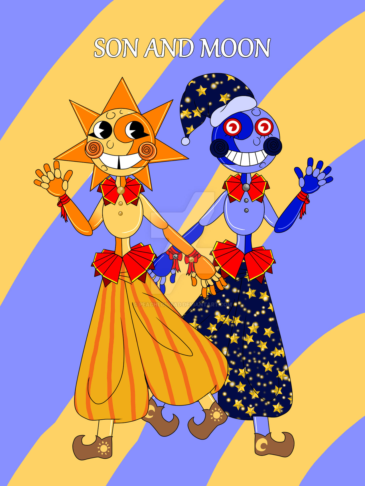 Sondrop and moondrop fanart by PeachLolitaD on DeviantArt