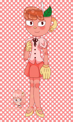 My cupheadsona (peach iced tea)