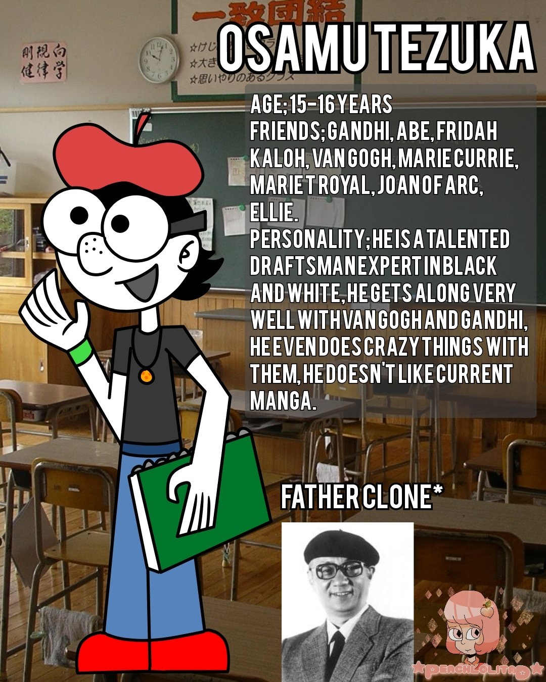 Tezuka clone high oc.