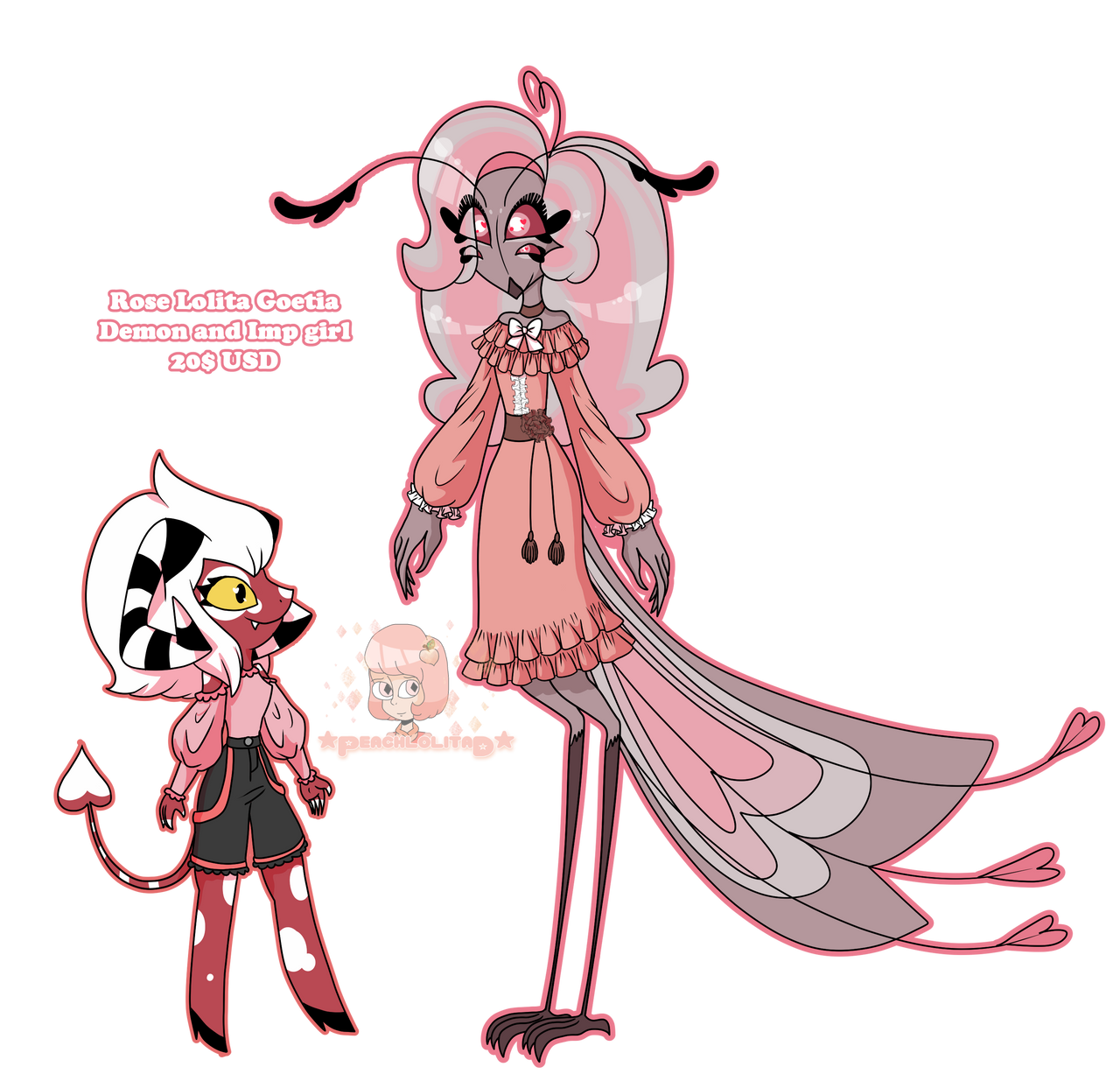 Helluva boss Goetia oc Adopt Open by PeachLolitaD on DeviantArt