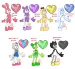 Sanrio spinels 7/7 Adopts Open by PeachLolitaD