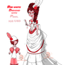 Red white diamond Open