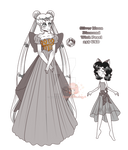 Silver moon Diamond Open by PeachLolitaD