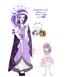 Lavender star diamond Adopt Open