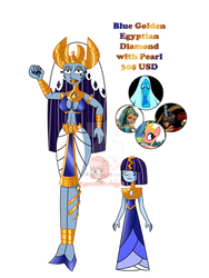 Blue Golden Egyptian Diamond Adopt Open
