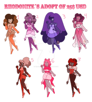 Rhodonites adopt 7/7 Open