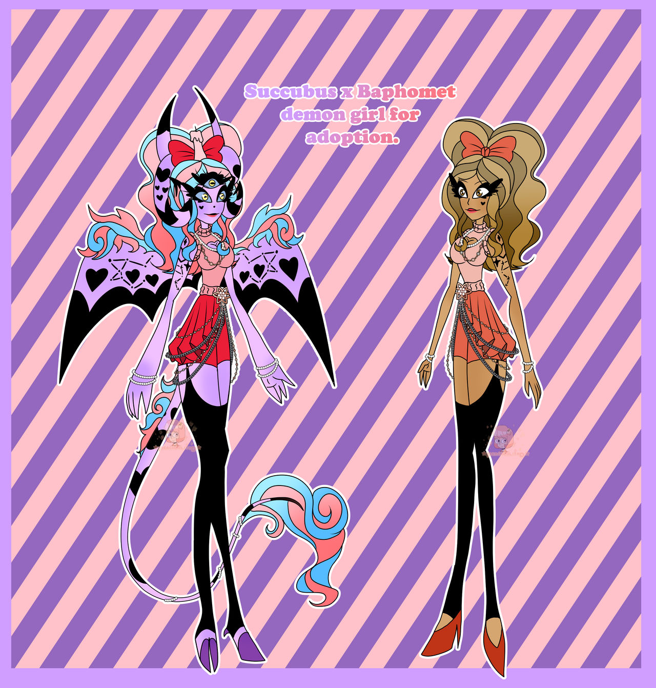 Sap Demon Succubus X Baphomet Demon Adopt Open by PeachLolitaD on DeviantArt