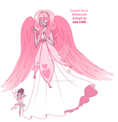 Cupid Rose Diamond Open