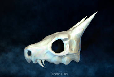 Spikehorn Dragon Skull