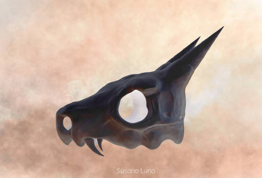 Spikehorn Dragon Skull