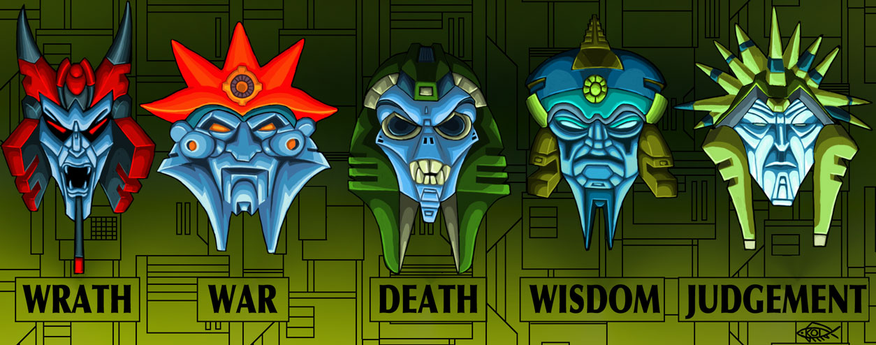 Quintesson Masks