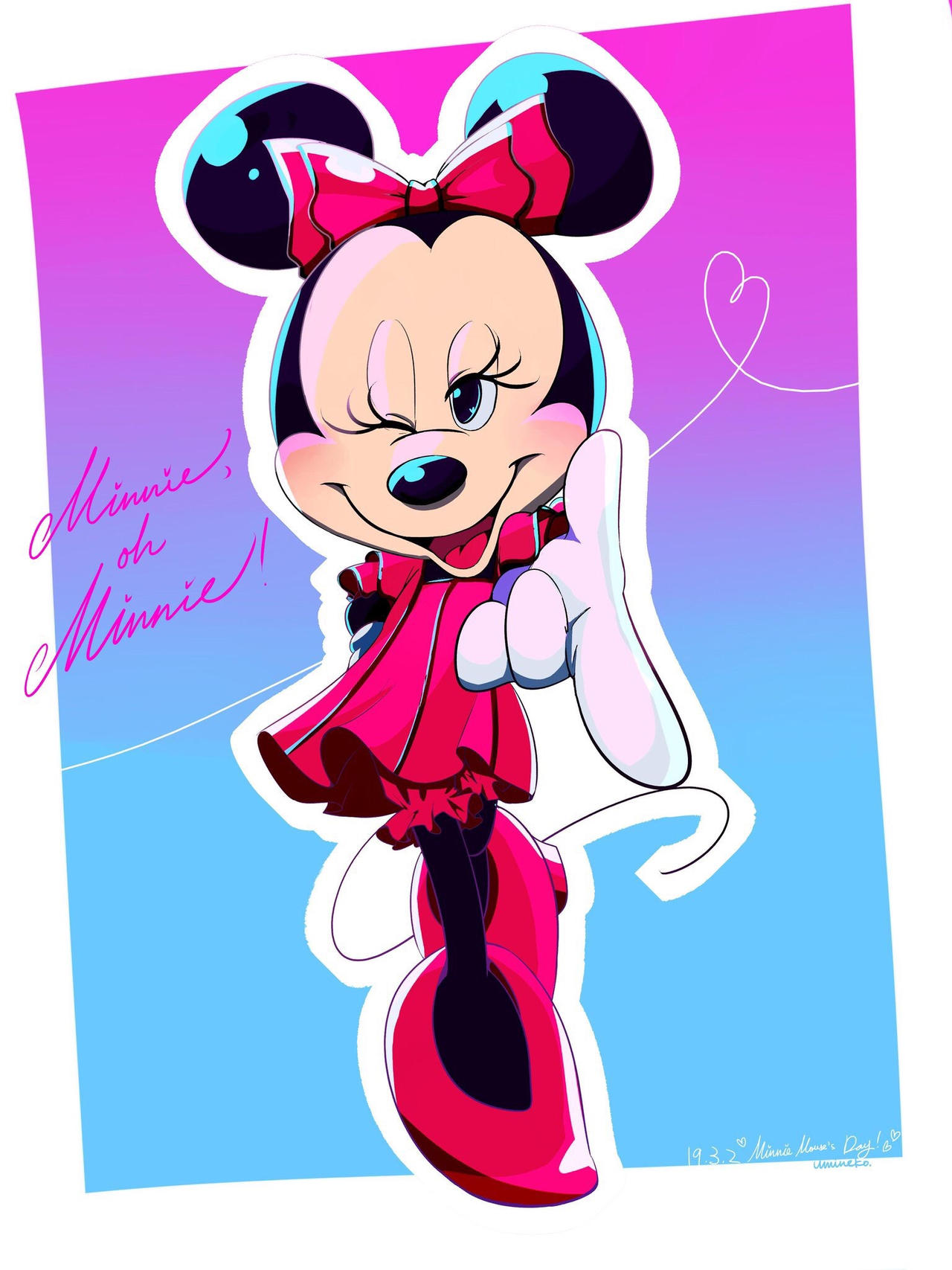 Minnie Deviantart Minnie Mouse by umineko3234 on DeviantArt
