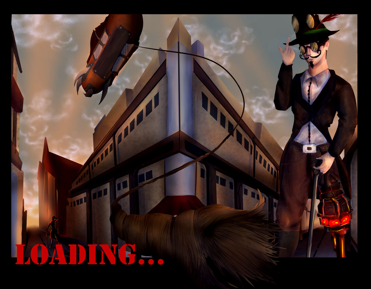 Steampunk Loading Screen by MsfgArt on DeviantArt