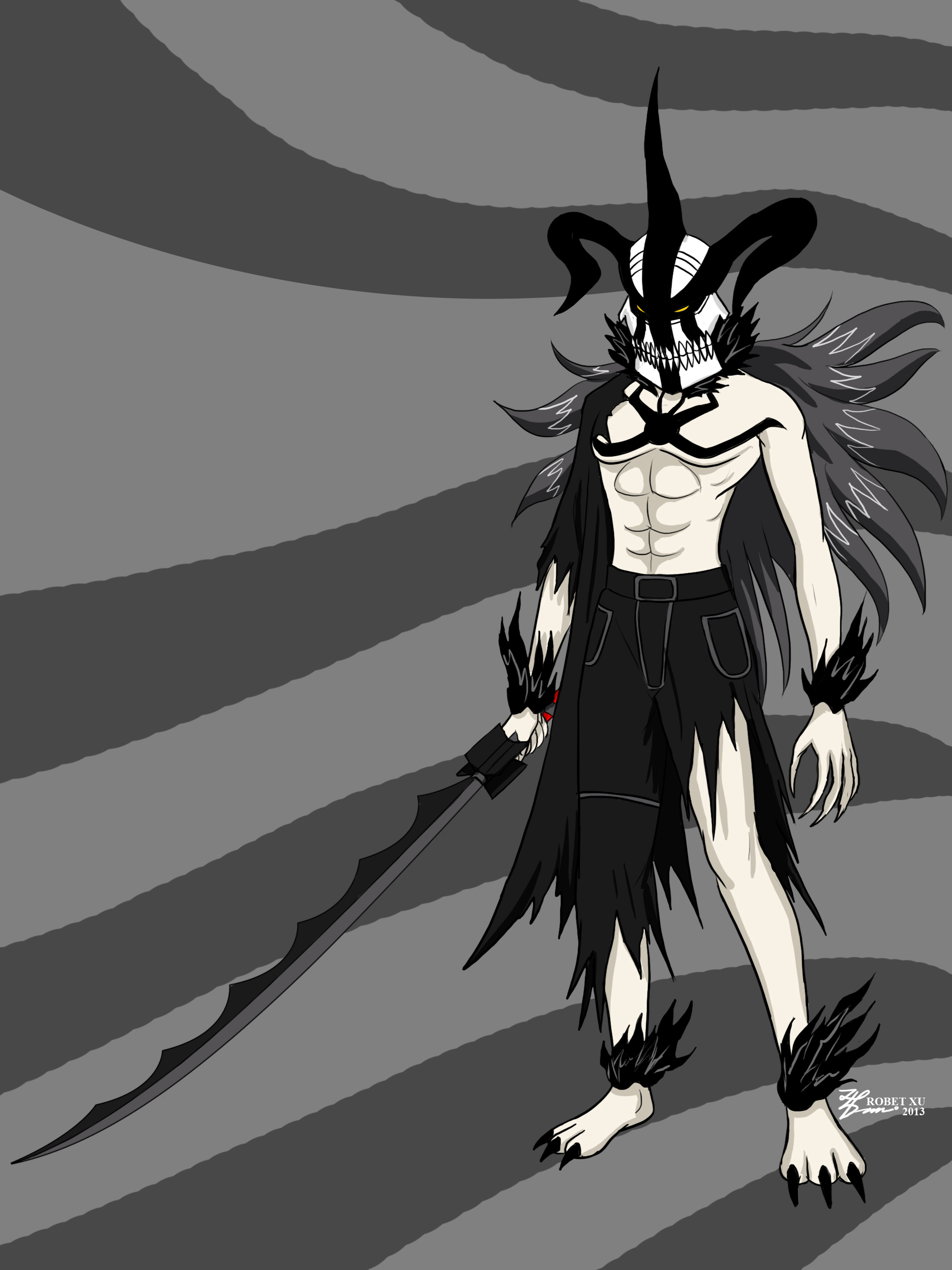 🌗 on X: The Vasto Lorde transformation was foreshadowed in