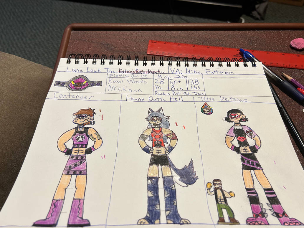 Ds Loud Rocker Luna Loud: The Knockout Rocker by Mattwurm99 on DeviantArt
