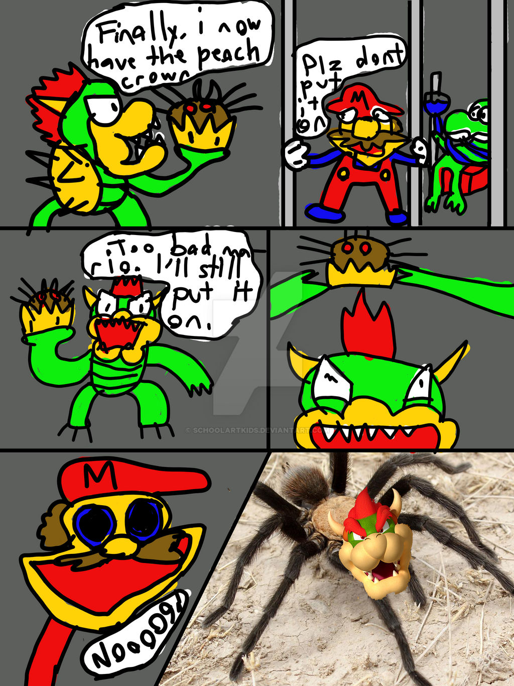 Bowsette Rescue Really Cool Bowsette Comic by SchoolArtKids on DeviantArt